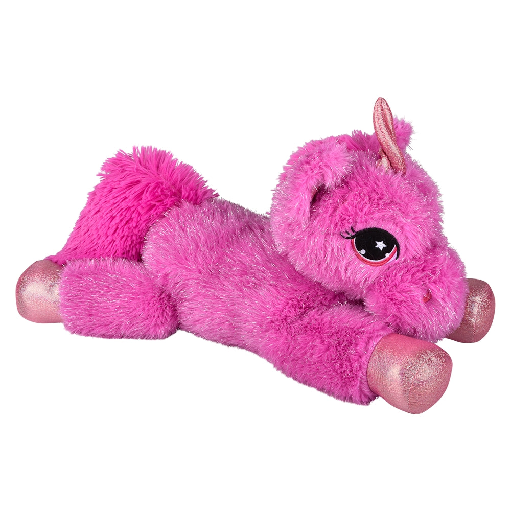 Unicorn Plush 20" Mink Highlight Laying Unicorn
