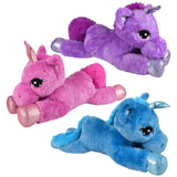 Unicorn Plush 36" Mink Highlight Laying