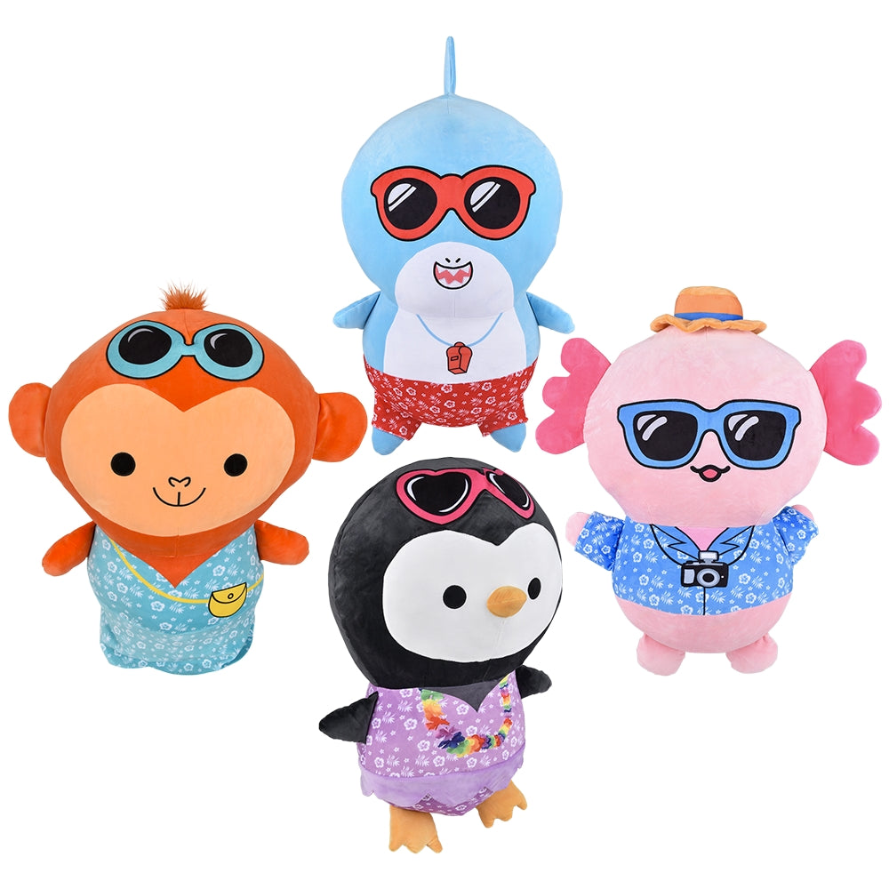 Plush Vacation Animals 27" (1 PC)