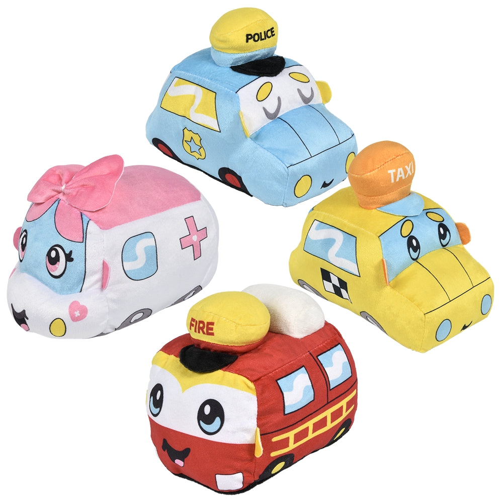 Plush Vehicles 7" Assorted (1 PC)
