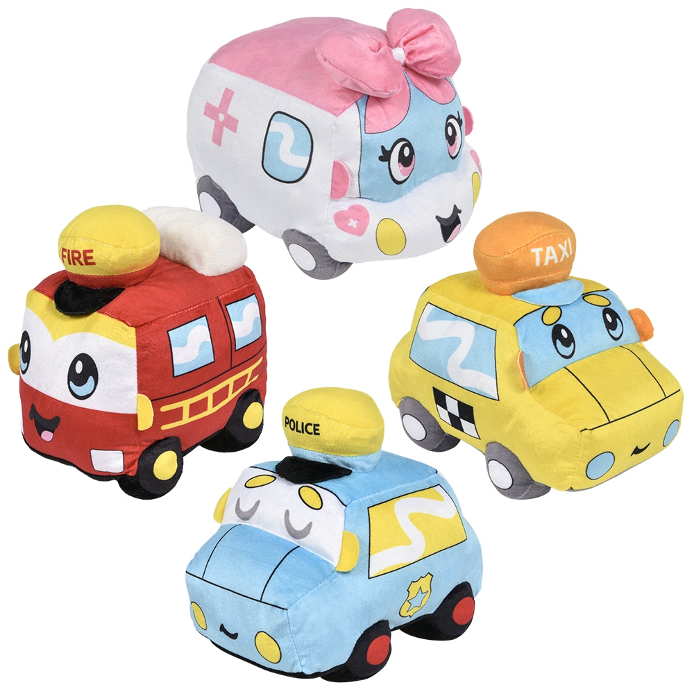 Plush Vehicles 8" Assorted