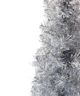 2' Silver Tabletop Pencil Tree with Plastic Stand, 93 Tips, Dia 12"