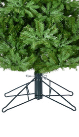 9' TREE, 1673 TIPS, METAL STAND, 58" DIA