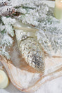 7" Pinecone Burnished Mercury Glass Ornament