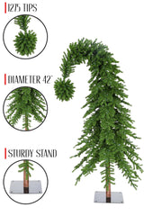 7ft GRINCH GREEN CHRISTMAS TREE