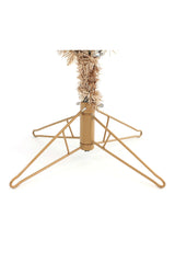 Champagne Gold Slim Prelit Christmas Tree with Warm White Lights