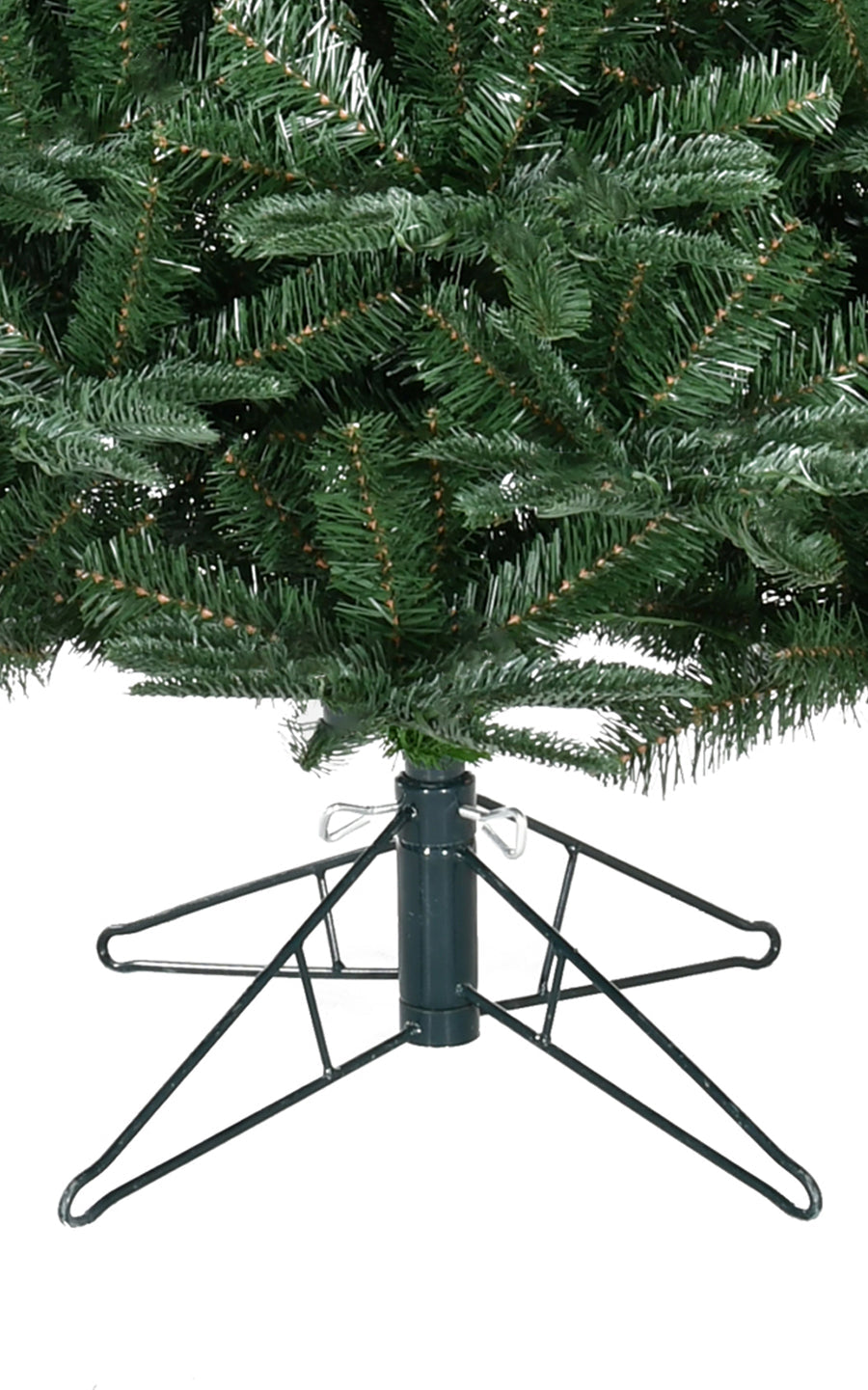 6.5' TREE, 1149 TIPS, METAL STAND, 47" DIA