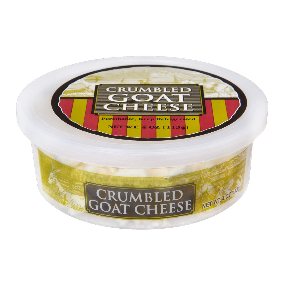 Crumbled Goat Cheese Fresh Tangy Goat Milk Cheese Crumbles for Salads Pizza Pasta and Baking
