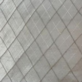 Piandre Silk Fabric - Solid Diamond Geometric, 54" Width (1 Yard)