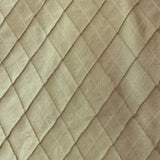 Piandre Silk Fabric - Solid Diamond Geometric, 54" Width (1 Yard)