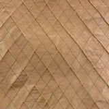 Piandre Silk Fabric - Solid Diamond Geometric, 54" Width (1 Yard)