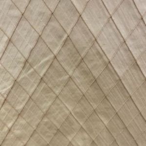 Piandre Silk Fabric - Solid Diamond Geometric, 54" Width (1 Yard)