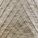 Piandre Silk Fabric - Solid Diamond Geometric, 54" Width (1 Yard)