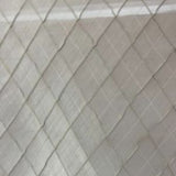Piandre Silk Fabric - Solid Diamond Geometric, 54" Width (1 Yard)
