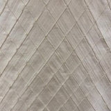 Piandre Silk Fabric - Solid Diamond Geometric, 54" Width (1 Yard)