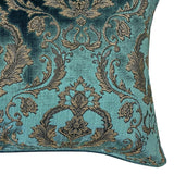 Beatrice Traditional Damask Cut Velvet Fabric - Damask Pattern, 18"H X 26"W (1 Piece)