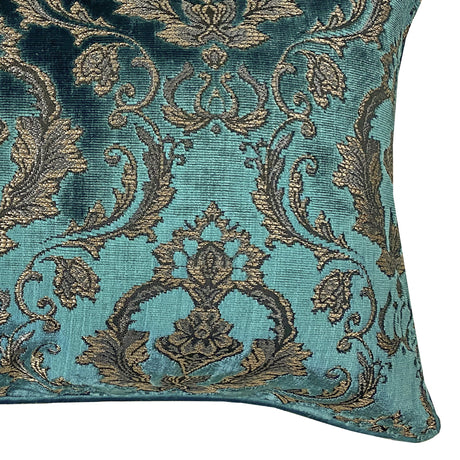 Beatrice Traditional Damask Cut Velvet Fabric - Damask Pattern, 18"H X 26"W (1 Piece)