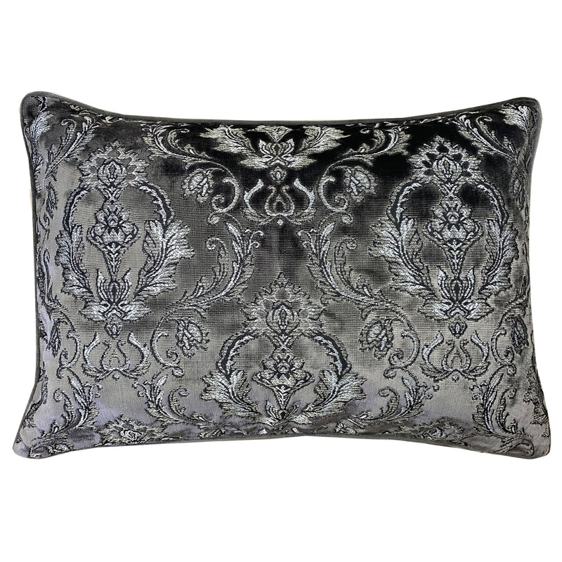 Beatrice Traditional Damask Cut Velvet Fabric - Damask Pattern, 18"H X 26"W (1 Piece)