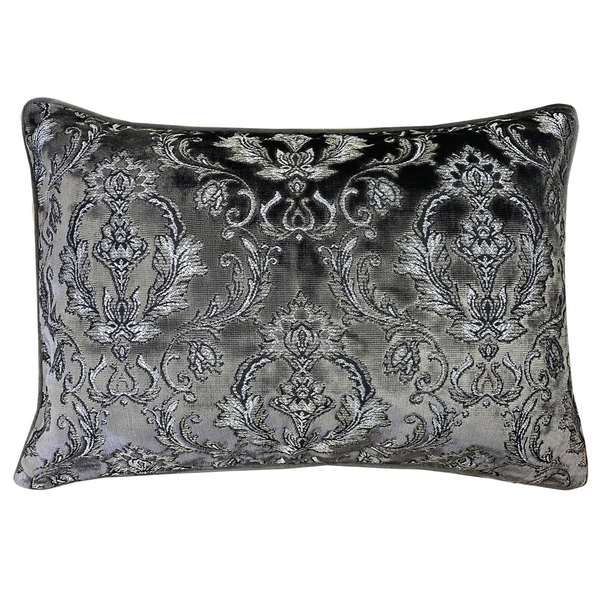 Beatrice Traditional Damask Cut Velvet Fabric - Damask Pattern, 18"H X 26"W (1 Piece)