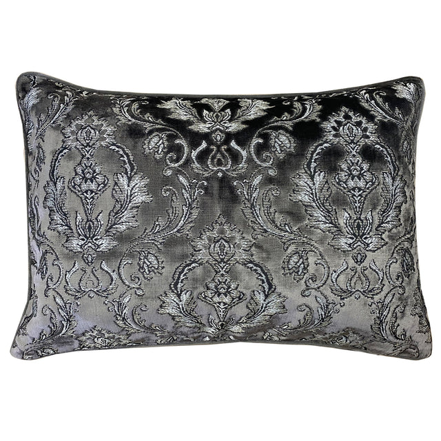 Beatrice Traditional Damask Cut Velvet Fabric - Damask Pattern, 18"H X 26"W (1 Piece)