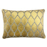 Alaya Moorish Cut Velvet Fabric - Geometric Medallion Pattern, Sky, Silver, Gold, 18"H X 26"W (1 Set)