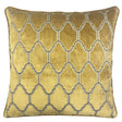 Alaya Moorish Cut Velvet Pillow - Geometric Pattern, 23" X 23" (1 Piece)