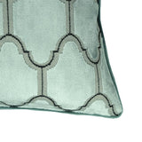 Alaya Moorish Cut Velvet Pillow - Geometric Pattern, 24" X 24" (1 Pillow)