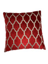 Alaya Moorish Cut Velvet Pillow - Geometric Pattern, 23" X 23" (1 Piece)