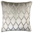 Alaya Moorish Cut Velvet Pillow - Geometric Pattern, 24" X 24" (1 Pillow)