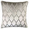 Alaya Moorish Cut Velvet Pillow - Geometric Pattern, 24" X 24" (1 Pillow)