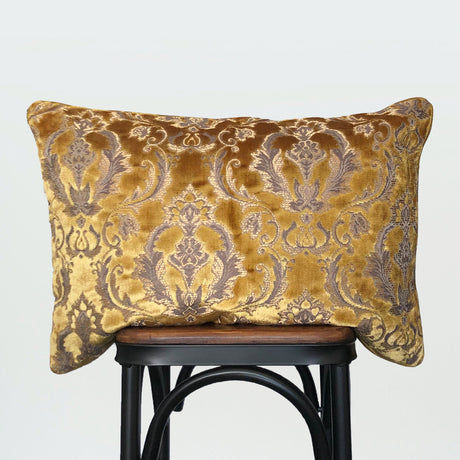 Beatrice Traditional Damask Cut Velvet Fabric - Damask Pattern, 18"H X 26"W (1 Piece)