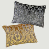 Beatrice Traditional Damask Cut Velvet Fabric - Damask Pattern, 18"H X 26"W (1 Piece)