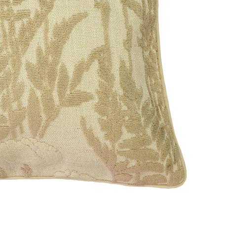 Camelia Floral Cut Velvet Fabric - Floral Pattern, 23" X 23" (1 Pillow)
