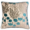 Camelia Floral Cut Velvet Fabric - Floral Pattern, 23" X 23" (1 Pillow)