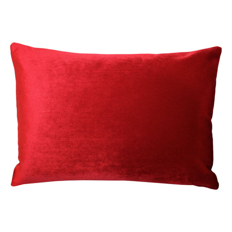 Hohoho Embroidery Velvet Pillow - Metallic Embroidered Holiday Typography, 14" X 20" (1 Pillow)