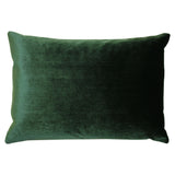 Feliz Navidad Embroidery Velvet Pillow - White/Red, Hunter/Gold, 14X20" (1 Piece)