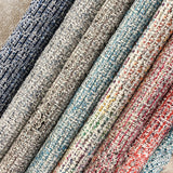 Cody Fabric Polyester Viscose Fabric - Multi-Colored Textured Linen Look, 58" Width (1 Yard)