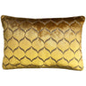 Eliza Decorative Throw Pillows Cut Velvet Fabric - Moorish Medallion Pattern, 18X26" Size (1 Set)