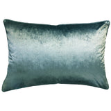Eliza Decorative Throw Pillows Cut Velvet Fabric - Moorish Medallion Pattern, 18X26" Size (1 Set)
