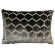 Eliza Decorative Throw Pillows Cut Velvet Fabric - Moorish Medallion Pattern, 18X26" Size (1 Set)