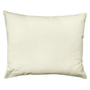 Giada Outdoor Pillow Velvet Fabric - Solid Ivory, 18X22 (1 Pillow)