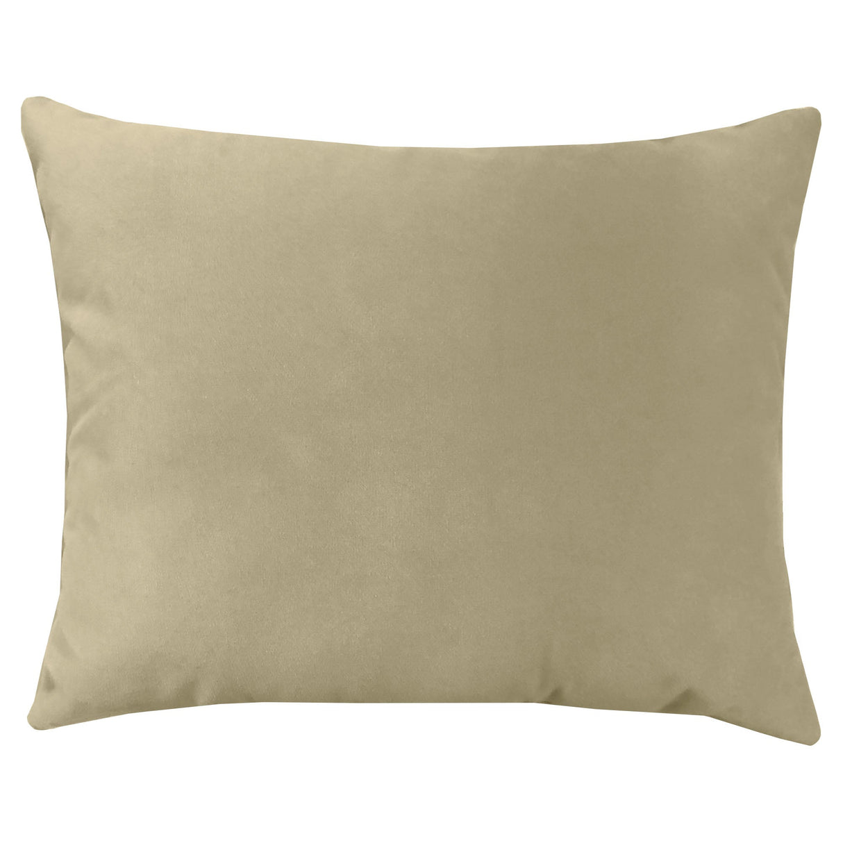 Giada Outdoor Pillow Velvet Fabric - Solid Ivory, 18X22 (1 Pillow)