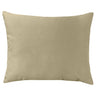 Giada Outdoor Pillow Velvet Fabric - Solid Ivory, 18X22 (1 Pillow)