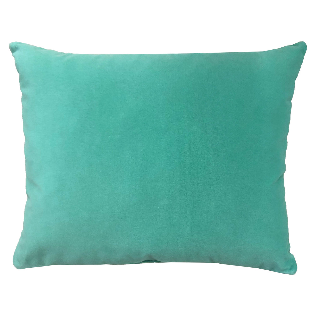 Giada Outdoor Pillow Velvet Fabric - Solid Ivory, 18X22 (1 Pillow)