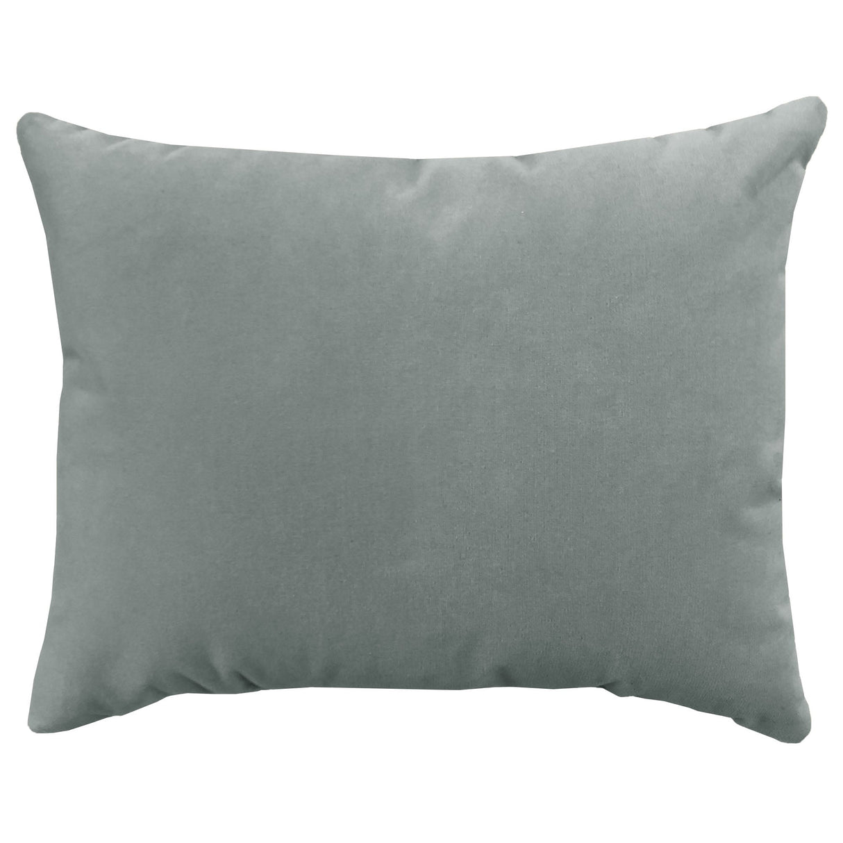 Giada Outdoor Pillow Velvet Fabric - Solid Ivory, 18X22 (1 Pillow)