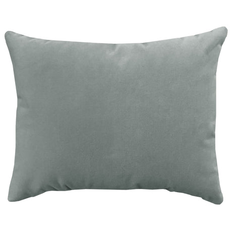 Giada Outdoor Pillow Velvet Fabric - Solid Ivory, 18X22 (1 Pillow)