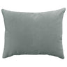 Giada Outdoor Pillow Velvet Fabric - Solid Ivory, 18X22 (1 Pillow)