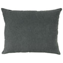 Giada Outdoor Pillow Velvet Fabric - Solid Ivory, 18X22 (1 Pillow)