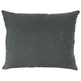 Giada Outdoor Pillow Velvet Fabric - Solid Ivory, 18X22 (1 Pillow)