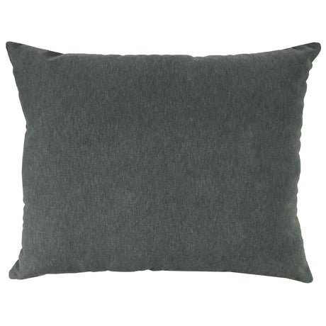 Giada Outdoor Pillow Velvet Fabric - Solid Ivory, 18X22 (1 Pillow)